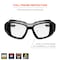 Ergodyne LOKI, Safety Glasses, Anti-Fog, Clear Lens, Matte Black Frame Frame, Full-Frame LOKI-AFAS - alternate 4